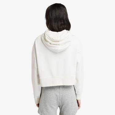 Timberland Brushed Back Kadın Beyaz Sweatshirt