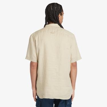  Timberland Linen Erkek Krem Rengi T-Shirt