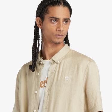  Timberland Linen Erkek Krem Rengi T-Shirt
