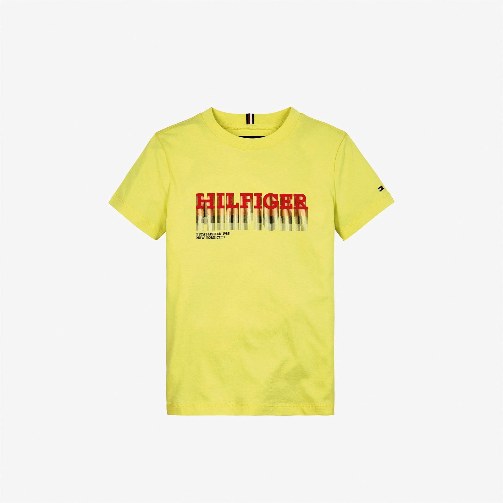Tommy Hilfiger Fade Erkek Çocuk Sarı T-Shirt