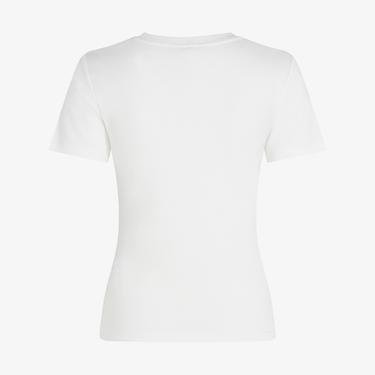  Tommy Hilfiger New Slim Cody Kadın Beyaz T-Shirt