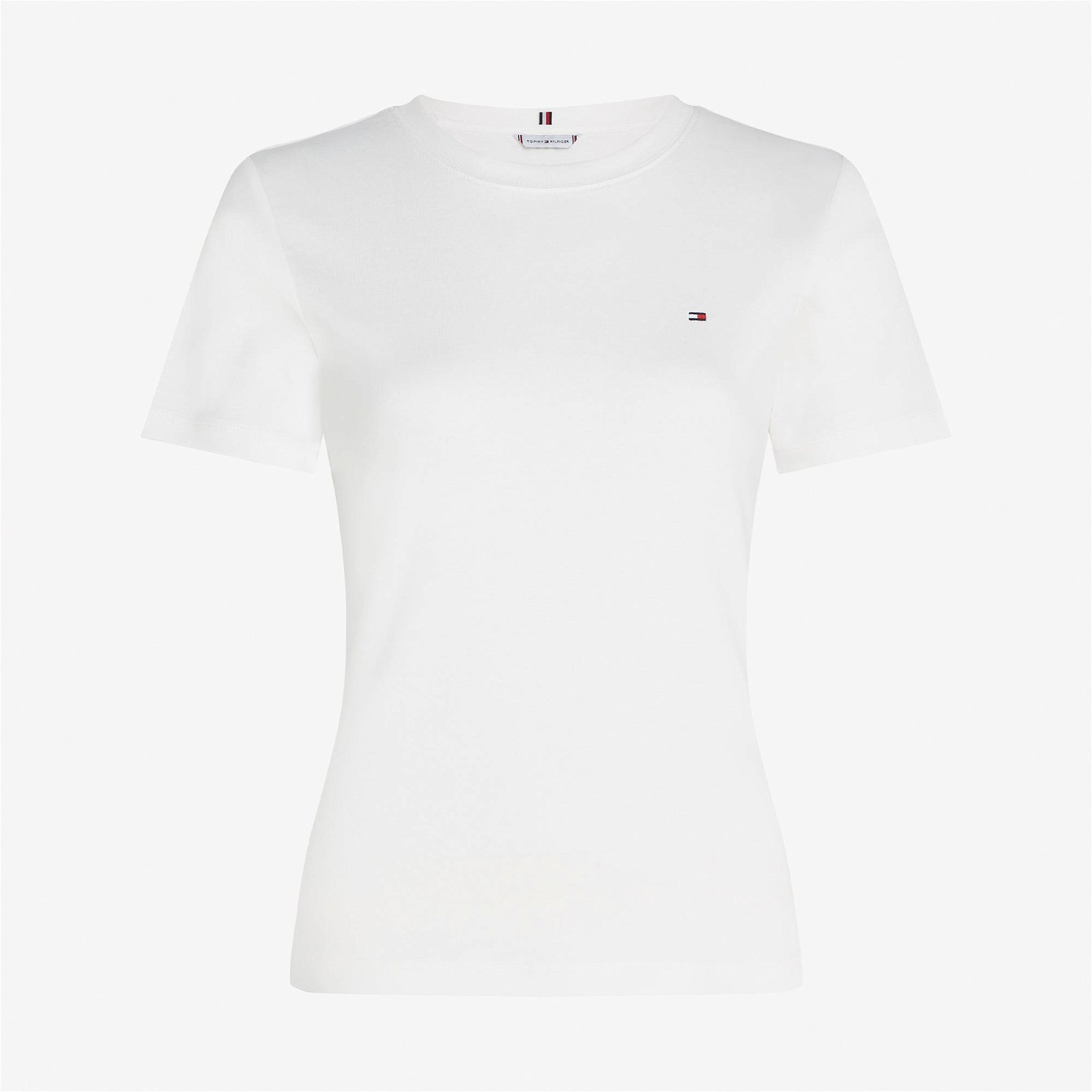 Tommy Hilfiger New Slim Cody Kadın Beyaz T-Shirt