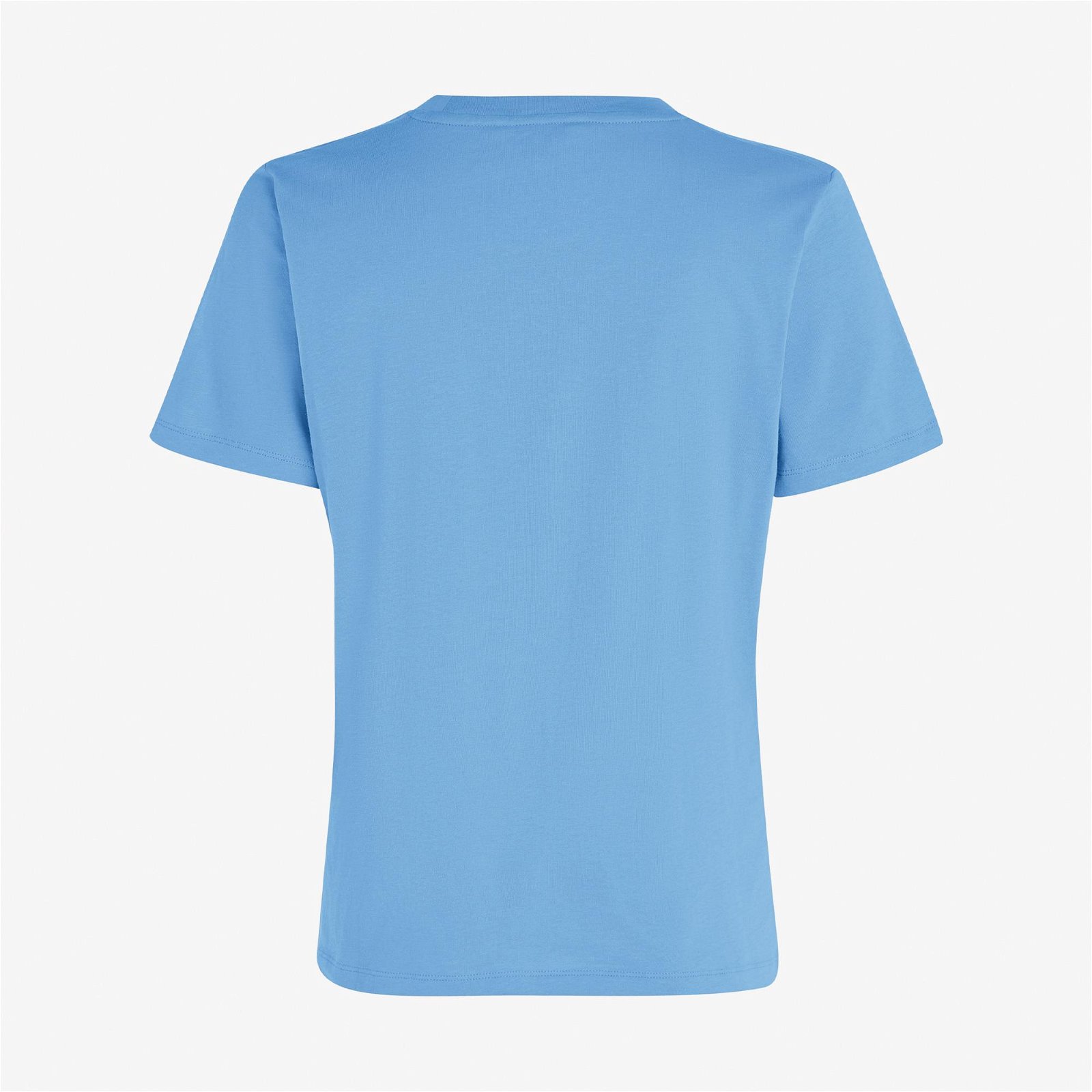 Tommy Hilfiger Reg Logo Kadın Mavi T-Shirt