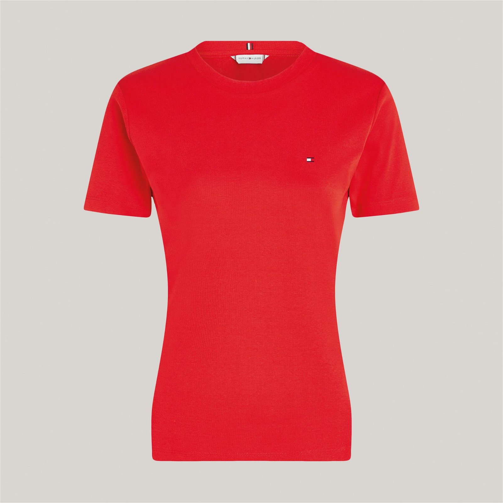 Tommy Hilfiger New Slim Cody Kadın Kırmızı T-Shirt
