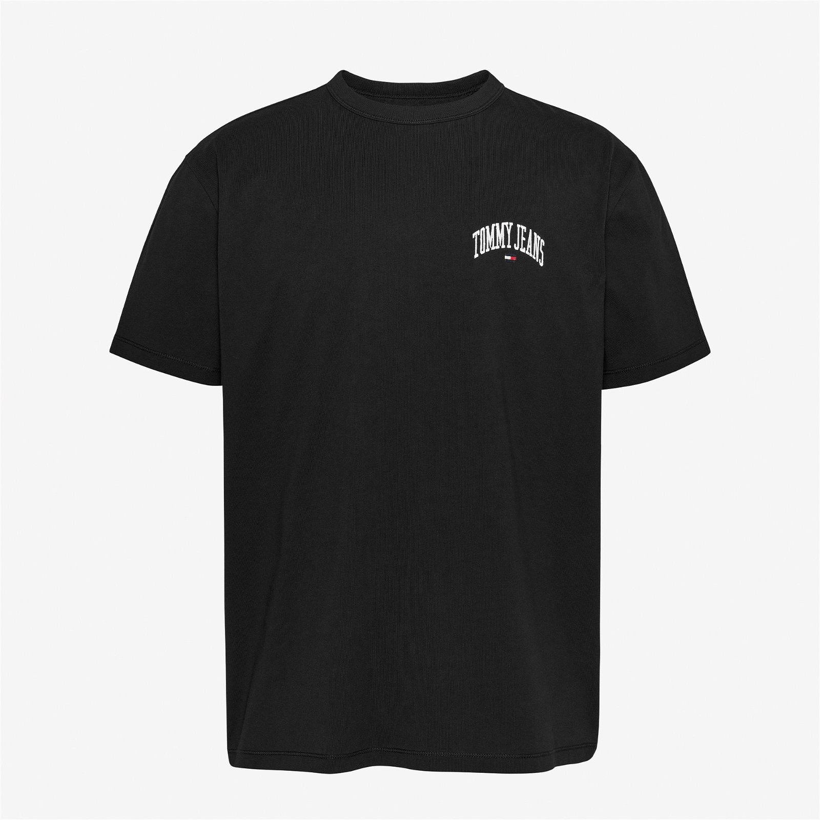 Tommy Jeans Reg Varsity Erkek Siyah T-Shirt