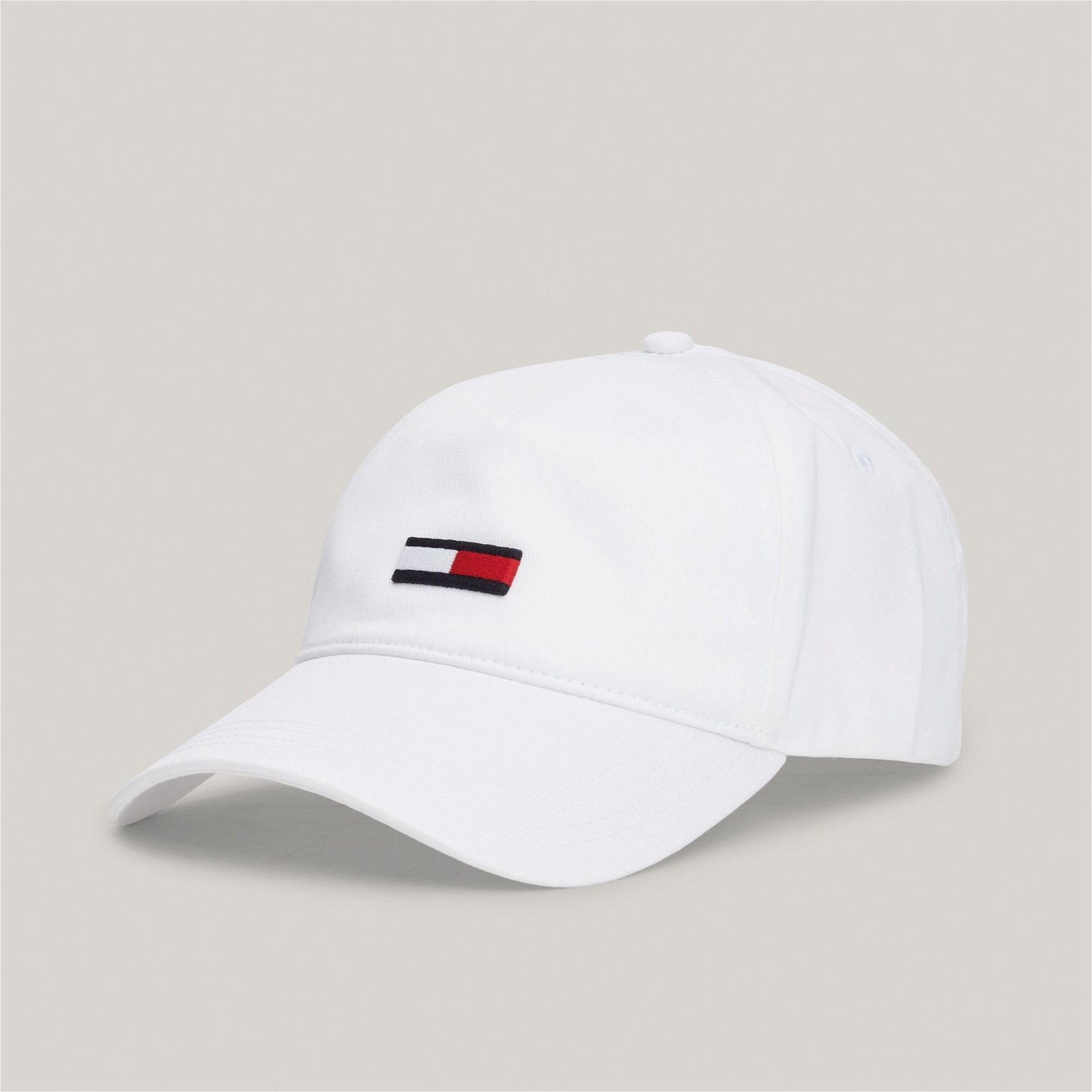 Tommy Jeans Elongated Flag Kadın Beyaz Şapka