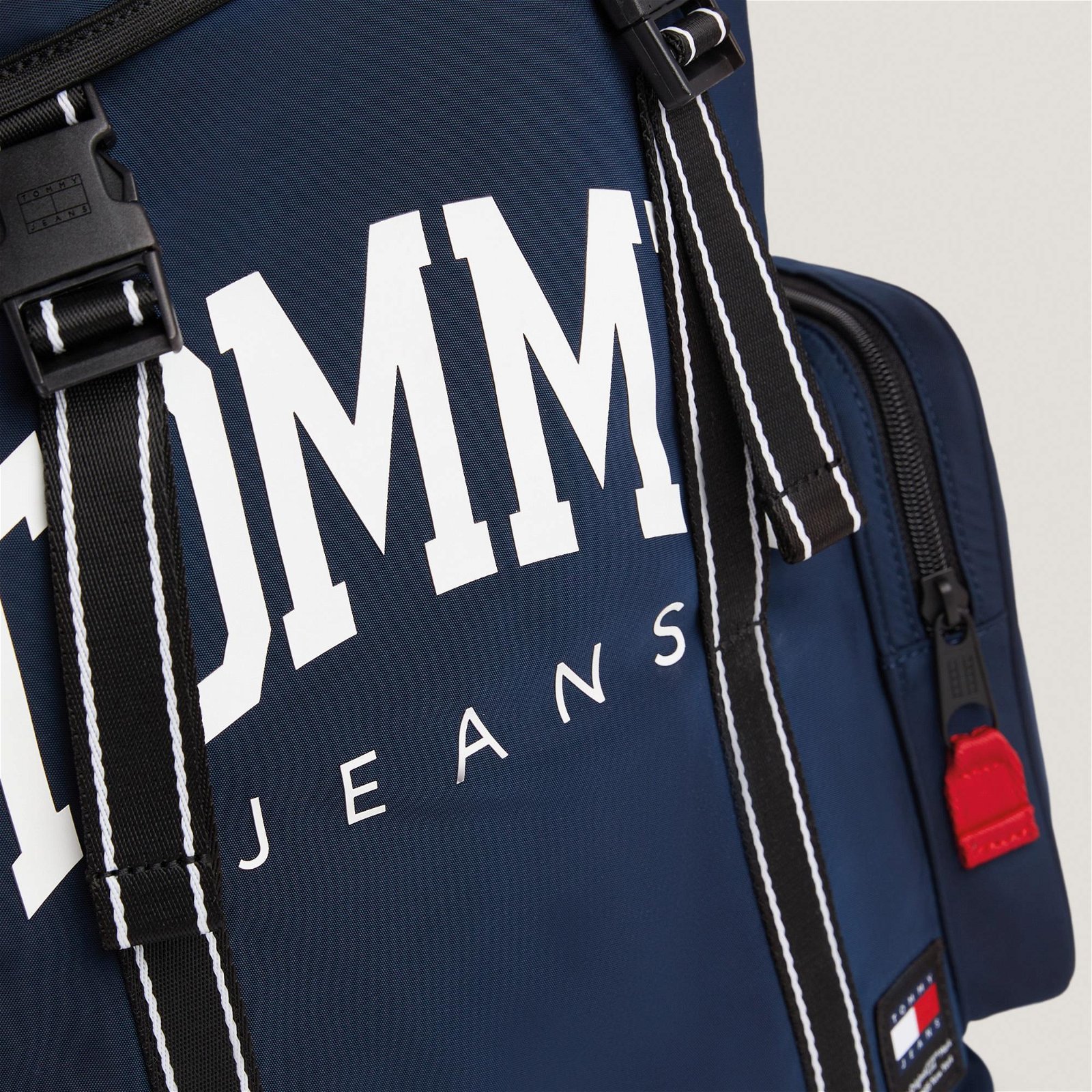 Tommy Jeans Prep Sport Flap Erkek Mavi Sırt Çantası