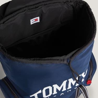  Tommy Jeans Prep Sport Flap Erkek Mavi Sırt Çantası