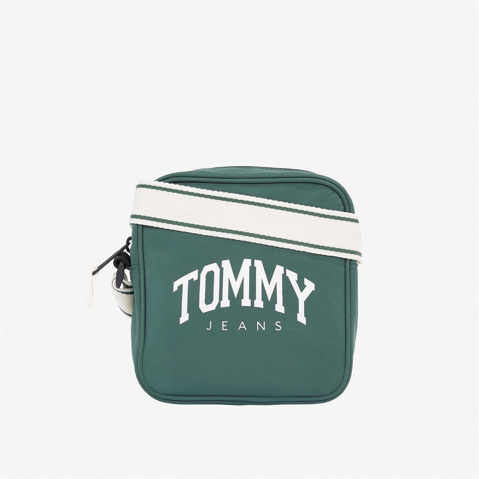 Tommy Jeans Prep Sport Erkek Yeşil Omuz Çantası