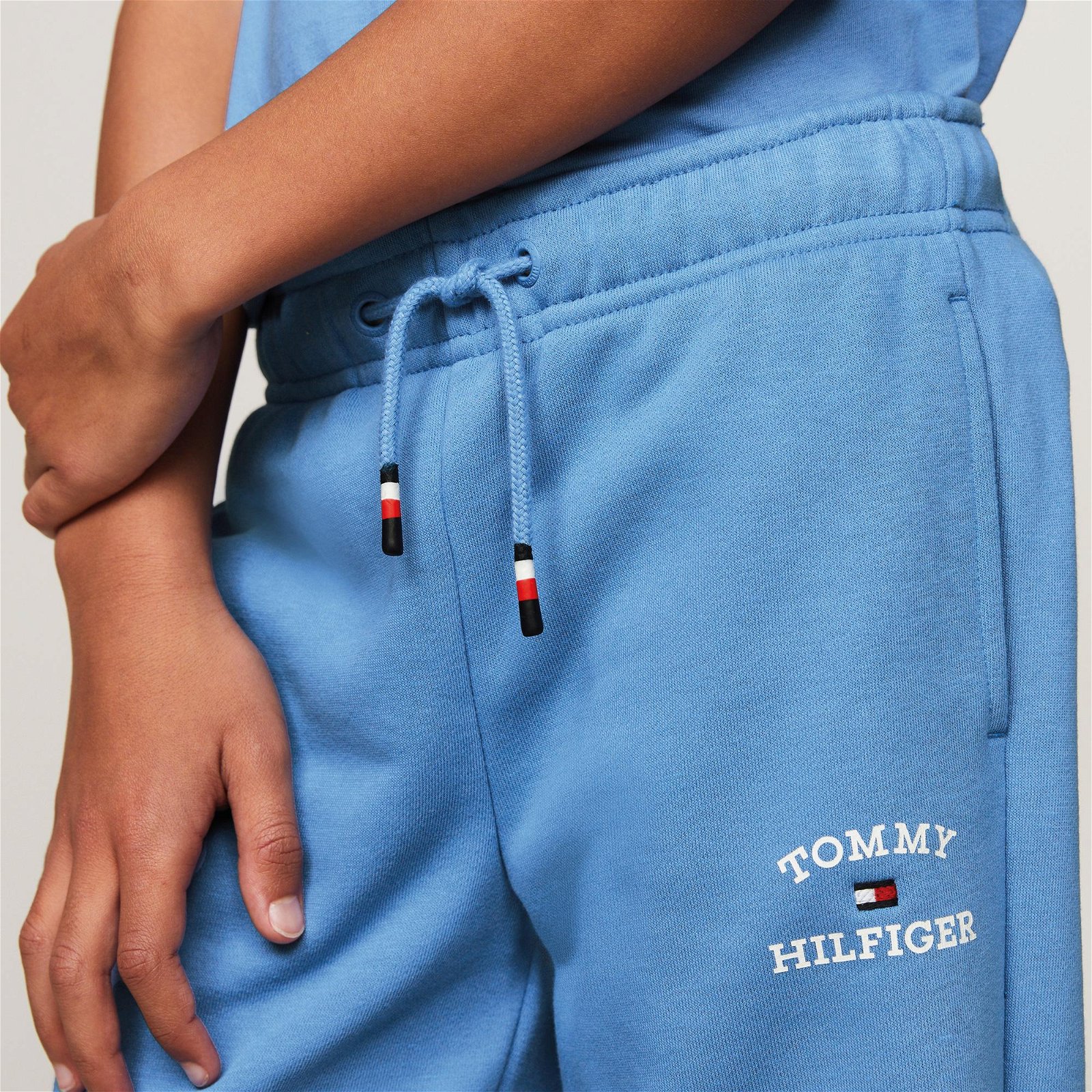 Tommy Hilfiger Logos Erkek Çocuk Mavi Eşofman Altı