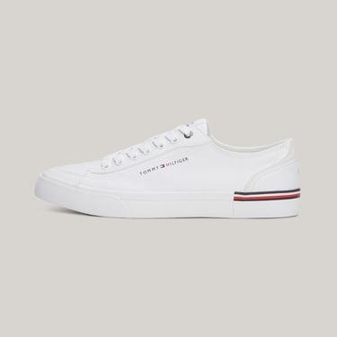  Tommy Hilfiger Corporate Vulcing Erkek Beyaz Sneaker