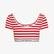 Tommy Jeans Ultr Logo Taping Top Kadın Kırmızı T-Shirt