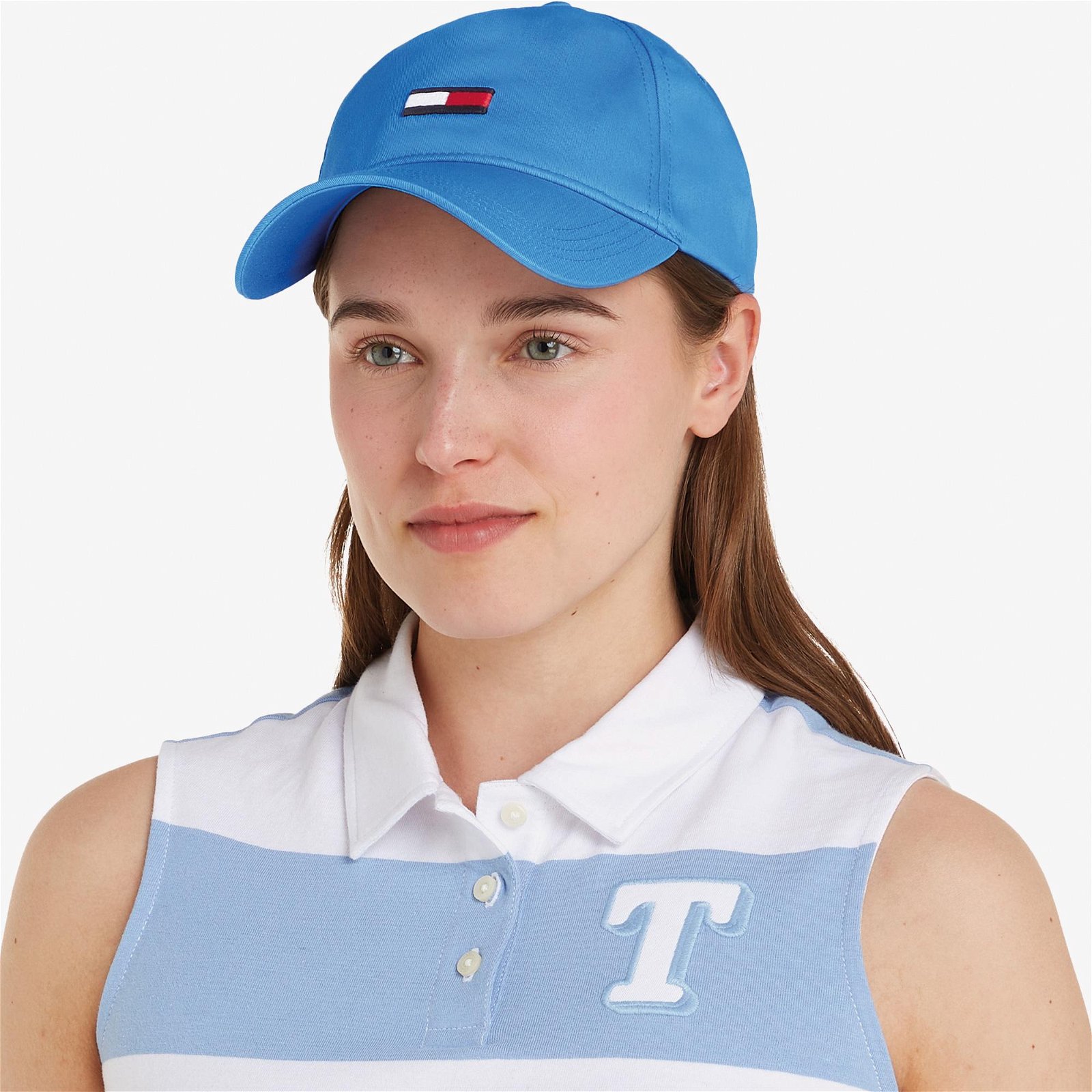 Tommy Jeans Elongated Flag Kadın Mavi Şapka