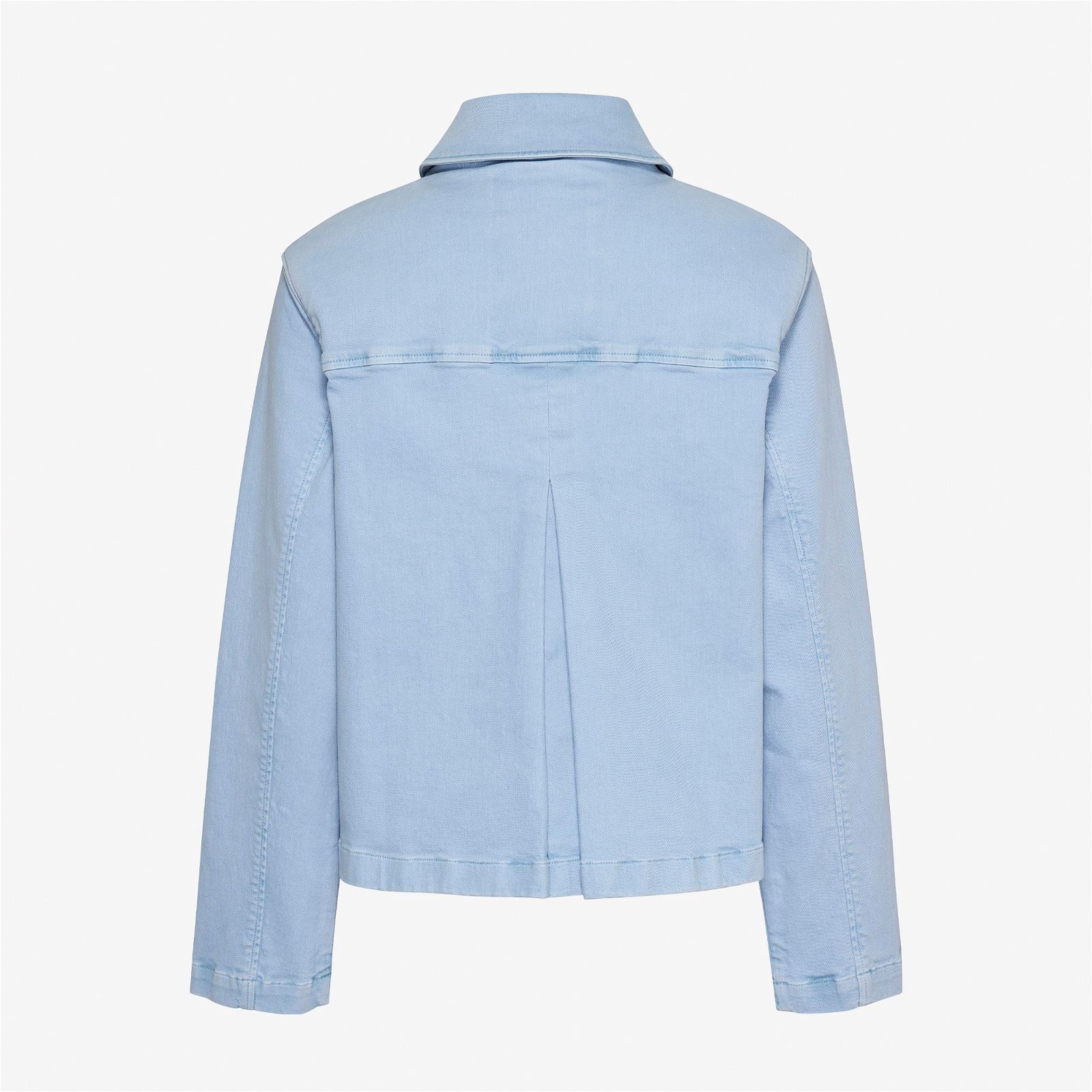 Tommy Jeans Cotton Kadın Mavi Ceket