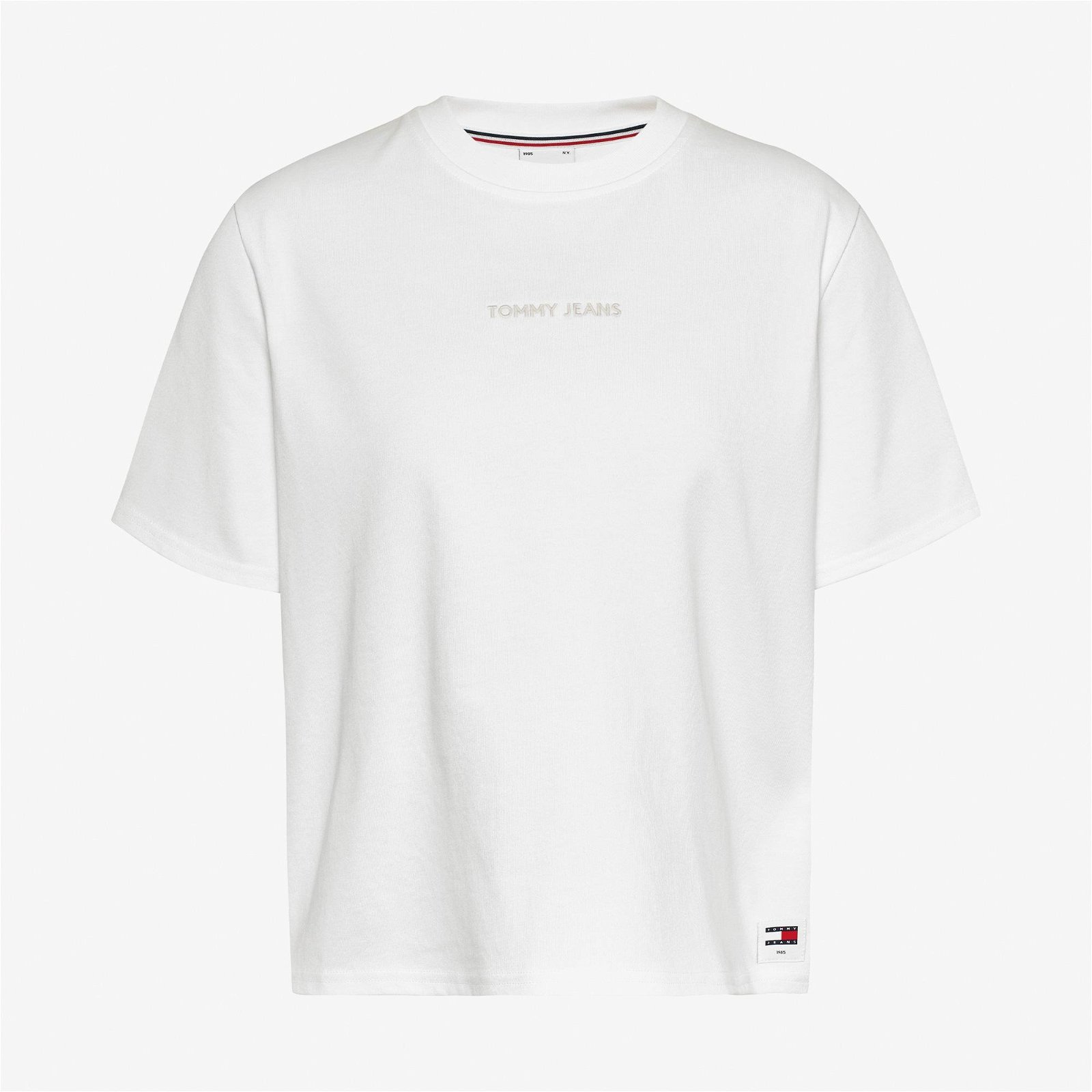 Tommy Jeans New Classics Kadın Beyaz T-Shirt
