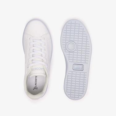  Lacoste Carnaby Pro Synthetic Fiber Çocuk Beyaz Sneaker
