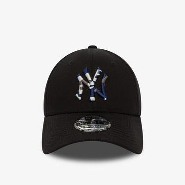  New Era New York Yankees Batik Logo Unisex Siyah Şapka