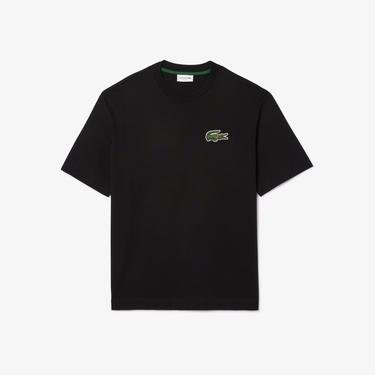  Lacoste Classic Unisex Loose Fit Siyah T-Shirt
