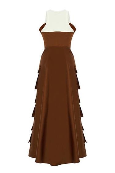  Wabi Sabi Kadın Leonie Kahverengi Elbise