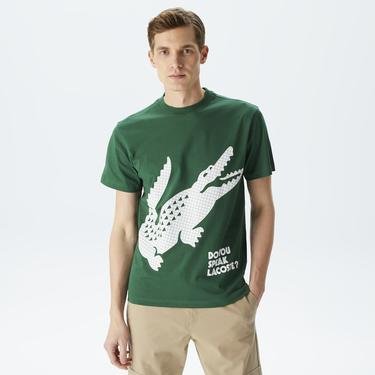  Lacoste Regular Fit Erkek Yeşil T-Shirt
