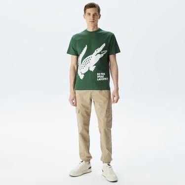 Lacoste Regular Fit Erkek Yeşil T-Shirt
