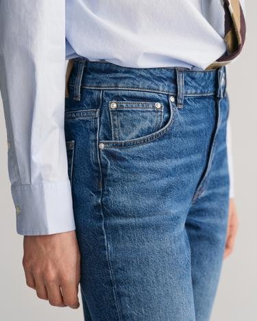  GANT Kadın Mavi Slim Fit Jean