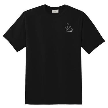  Maison Sacrée Paloma Siyah Baskılı T-Shirt