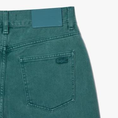  Modré dámské kalhoty Lacoste rovného střihu
