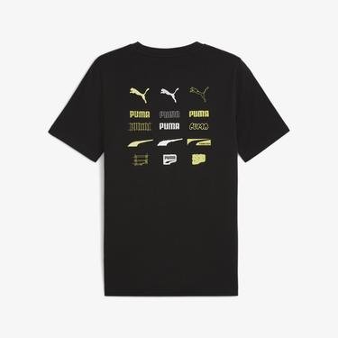  Puma Brand Love Graphic Erkek Siyah T-Shirt