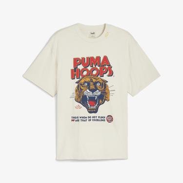  Puma Showtime 1 Erkek Krem T-Shirt