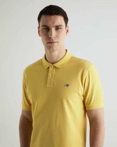  GANT Erkek Sarı Regular Fit Logolu Polo