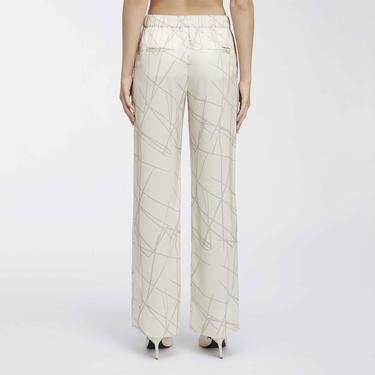  Calvin Klein Kadın Beyaz Pantolon