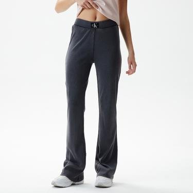  Calvin Klein Jeans Woven Label Kadın Gri Eşofman Altı