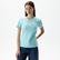 Calvin Klein Jeans Monologo Kadın Mavi T-shirt