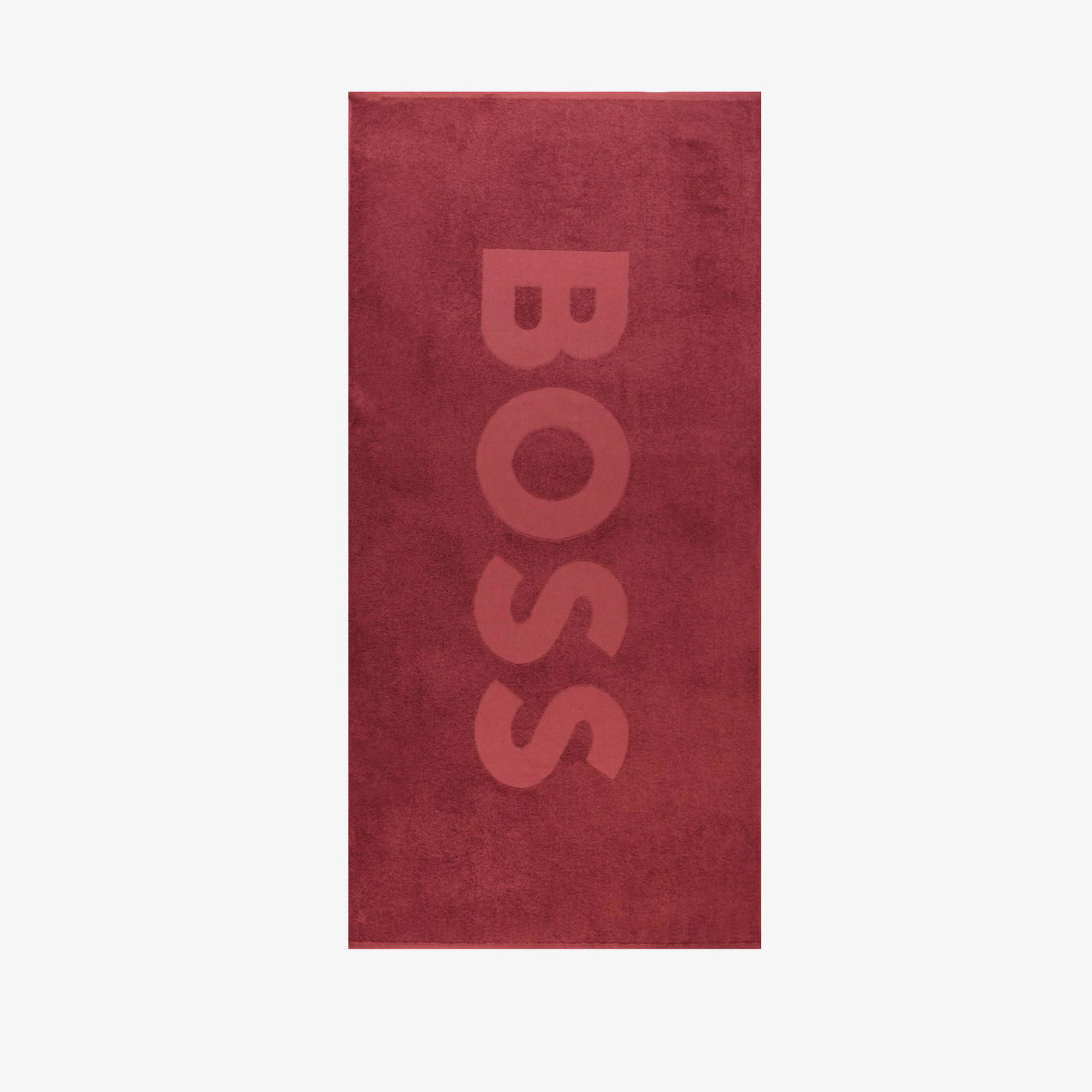 Boss Solid Erkek Siyah Plaj Havlusu