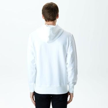  Calvin Klein Jeans Institutional Erkek Beyaz Sweatshirt