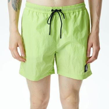  Calvin Klein Monogram Naylon Erkek Yeşil Mayo Şort