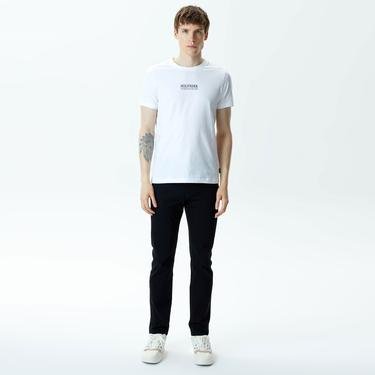  Tommy Hilfiger Small Erkek Beyaz T-Shirt