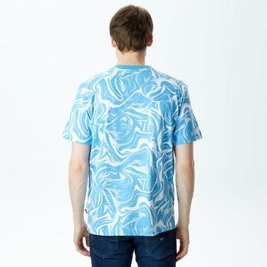  Boss Te_Ocean Erkek Mavi T-Shirt