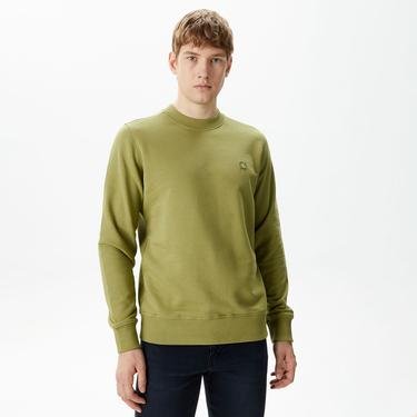  Calvin Klein Jeans Embro Badge Erkek Yeşil T-Shirt