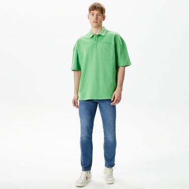  Les Benjamins Essentials 305 Erkek Yeşil Polo T-Shirt