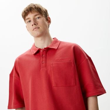  Les Benjamins Essentials 304 Erkek Kırmızı Polo T-Shirt