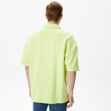  Les Benjamins Essentials 301 Erkek Yeşil Polo T-Shirt