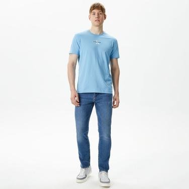  Calvin Klein Jeans Monologo Erkek Mavi Bluz