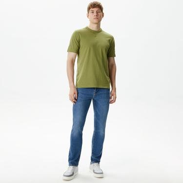  Calvin Klein Jeans Monologo Badge Erkek Yeşil Bluz
