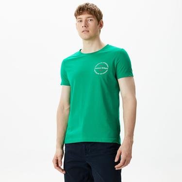  Tommy Hilfiger Roundle Erkek Yeşil T-Shirt