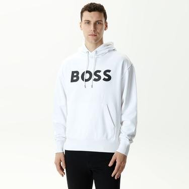  Boss Sullivan 16 Erkek Beyaz Sweatshirt