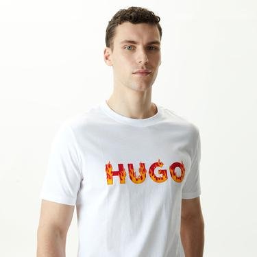  Hugo Danda Erkek Beyaz T-Shirt