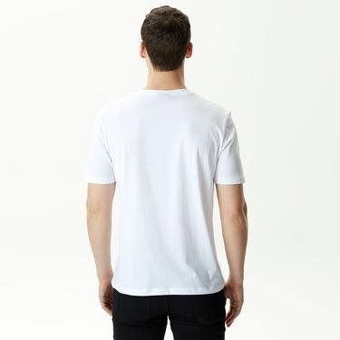  Hugo Hugo-Dimento Erkek Beyaz T-Shirt