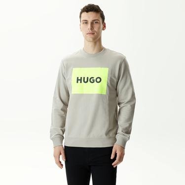  Hugo Duragol222 Erkek Gri Sweatshirt